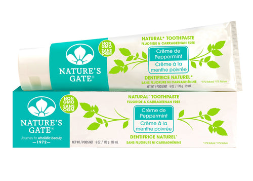 Nature's Gate Natural Toothpaste, Creme de Peppermint, 6 oz (Pack of 6)