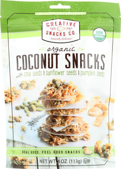 Creative Snacks Co Organic Coconut Super Seeds Snacks, 113 g
