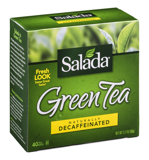 Salada Decaffeinated Green Tea, 40 Count (Pack of 6)