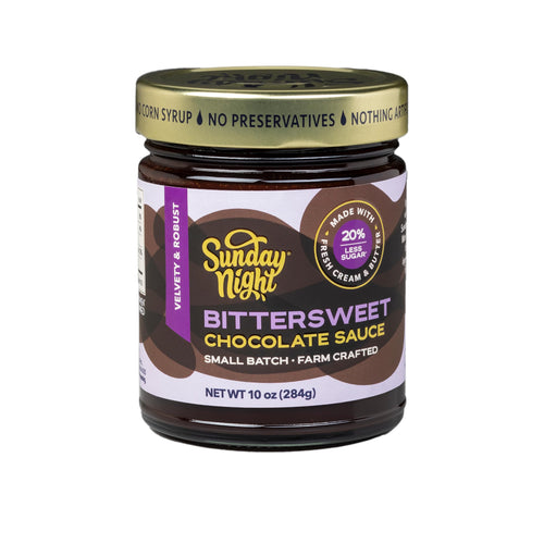Sunday Night Bittersweet Chocolate Sauce, 10 oz