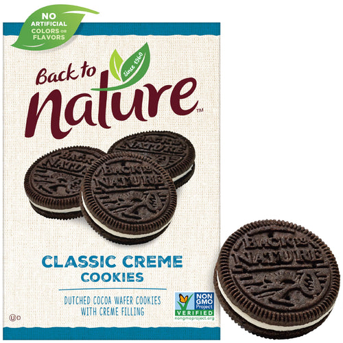 Back to Nature Classic Cookie Sandwich Cremes, 12 oz