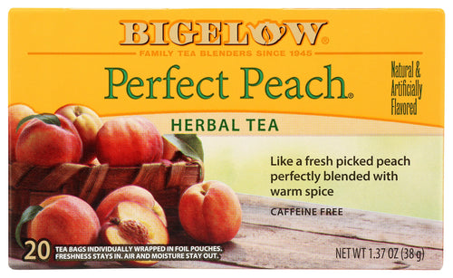 Bigelow Perfect Peach Tea, 20 Count