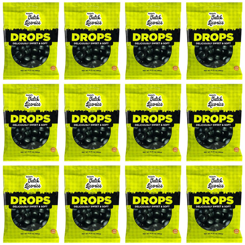 Gustaf's Sweet Dutch Licorice Drops, 5.2 oz (Pack of 12)