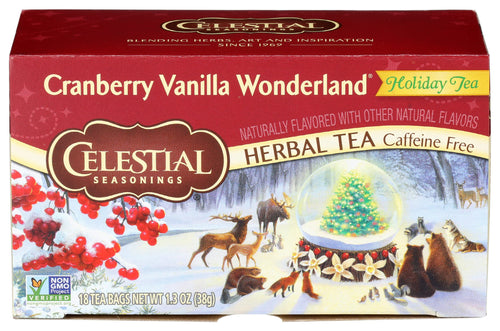 Celestial Seasonings Cranberry Vanilla Wonderland Tea, 20 Count