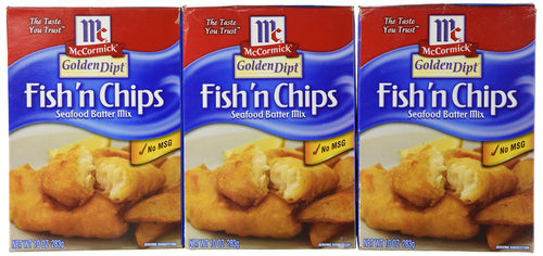 Golden Dipt Fish & Chip Batter Mix (Pack of 3)