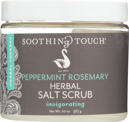 Soothing Touch Herbal Salt Scrub, Peppermint Rosemary, 20 oz