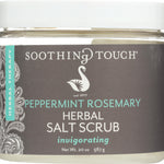 Soothing Touch Herbal Salt Scrub, Peppermint Rosemary, 20 oz