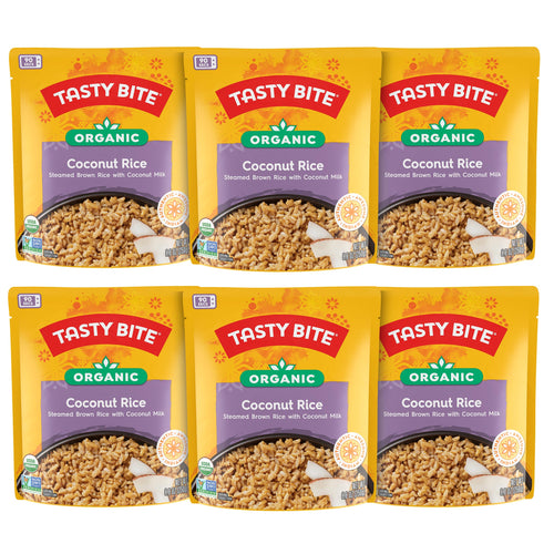 Tasty Bite Organic Coconut Rice, 8.8 oz (Pack of 6)