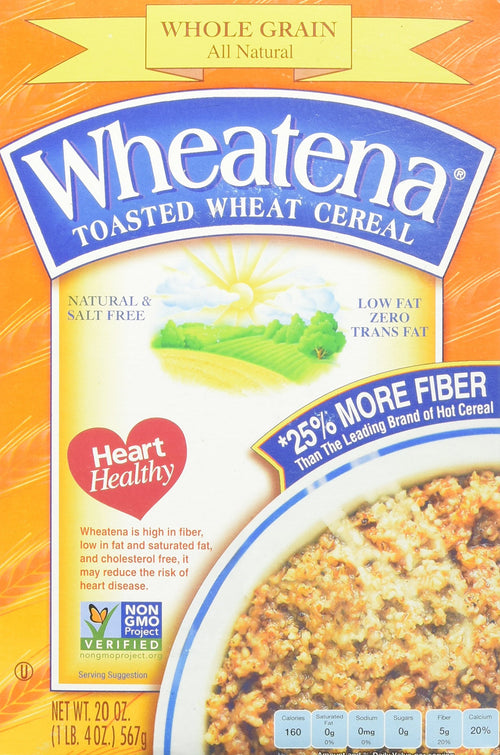 Wheatena Toasted Crushed Whole Wheat Cereal, 20 oz