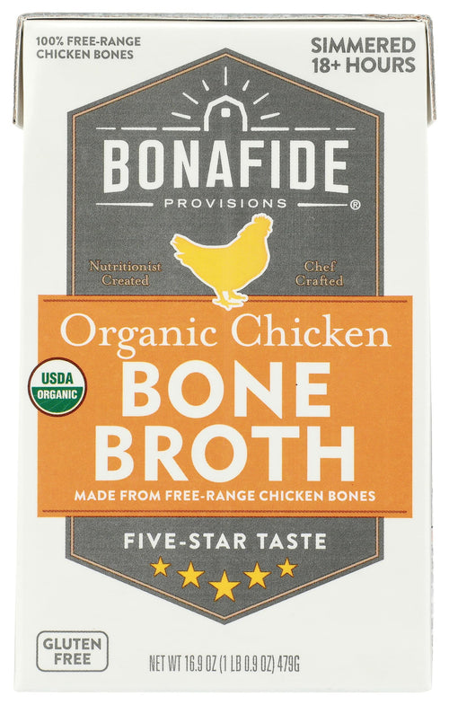 Bonafide Provisions Organic Chicken Bone Broth, 16.9 oz