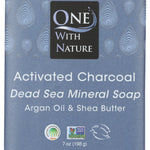 One With Nature Activated Charcoal Bar Soap, 7 oz