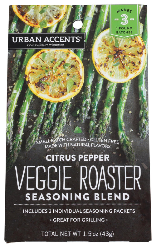 Urban Accents Citrus Pepper Veggie Roaster Seasoning Blend (Pack of 2)