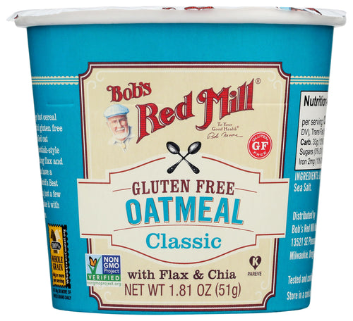 Bob's Red Mill Classic Gluten Free Oatmeal Cup