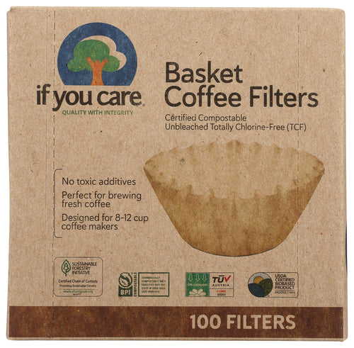 If You Care Coffee Filter Baskets, 100 Count