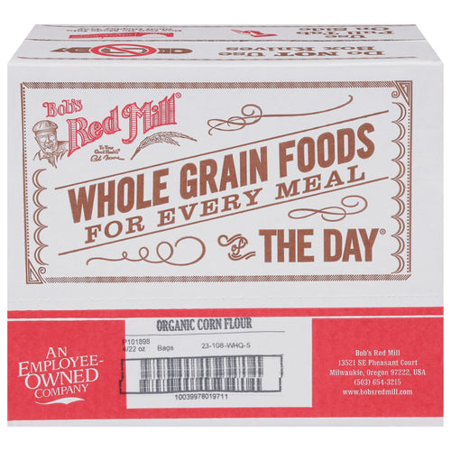 Bob's Red Mill Organic Corn Flour, 22 oz (Pack of 4)
