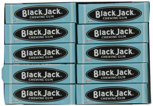 Black Jack Chewing Gum, 5 Sticks (20 Count)