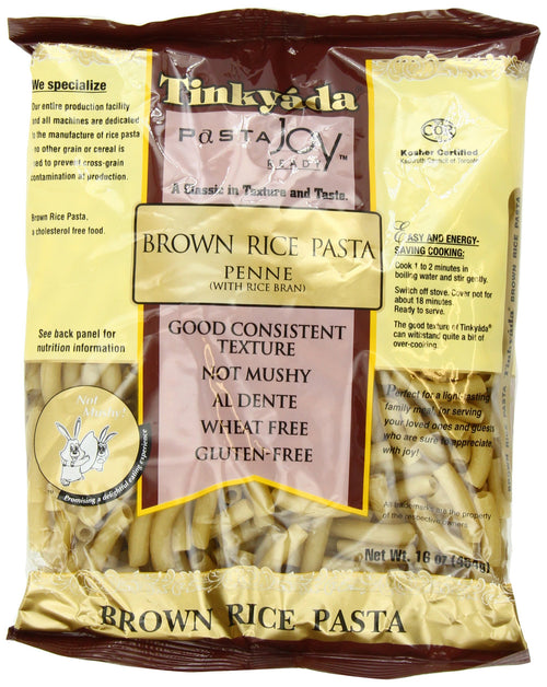 Tinkyada Brown Rice Penne Pasta, 16 oz (Pack of 6)