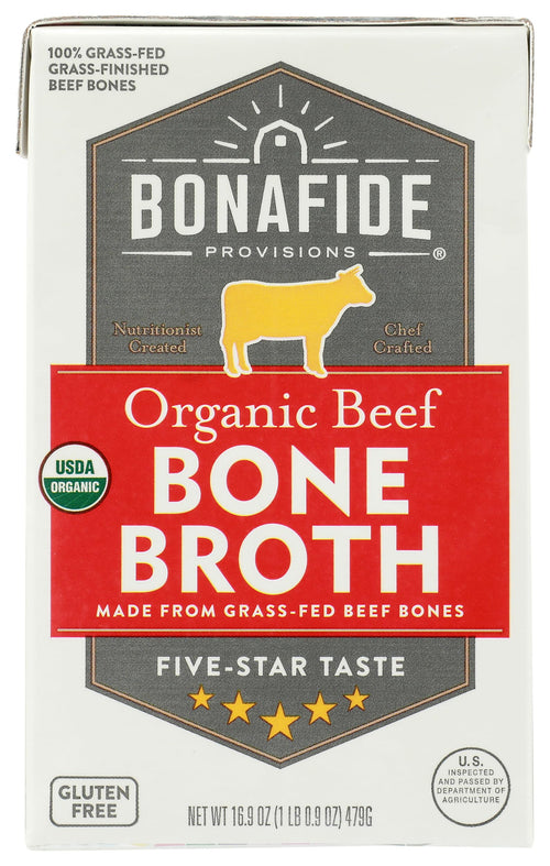 Bonafide Provisions Organic Beef Bone Broth, 16.9 oz