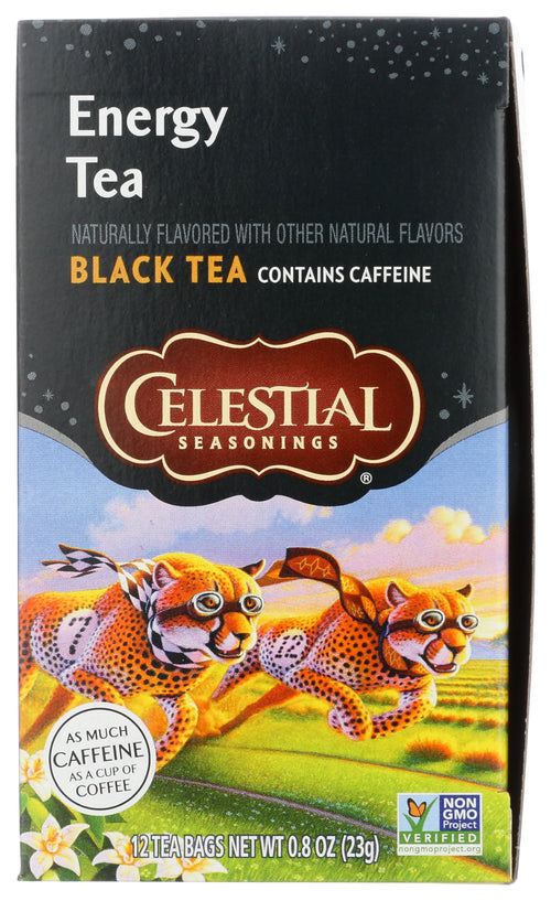 Celestial Seasonings Energy Black Tea, 12 Count
