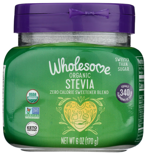 Wholesome Organic Stevia, 6 oz Jar