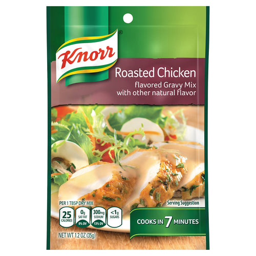 Knorr Roasted Chicken Gravy Mix, 1.2 oz (Pack of 12)