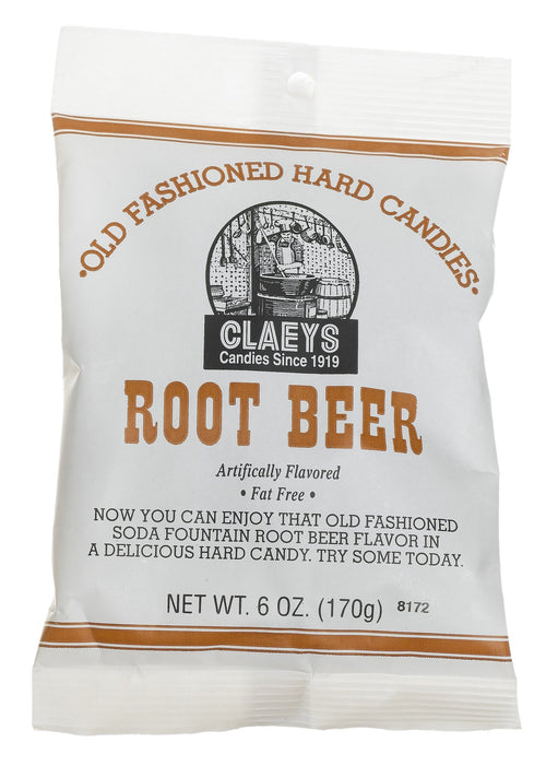 Claey's Old Fashioned Hard Candy, Root Beer, 6 oz