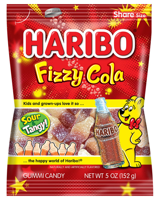Haribo Fizzy Cola Gummi Candy, 5 oz