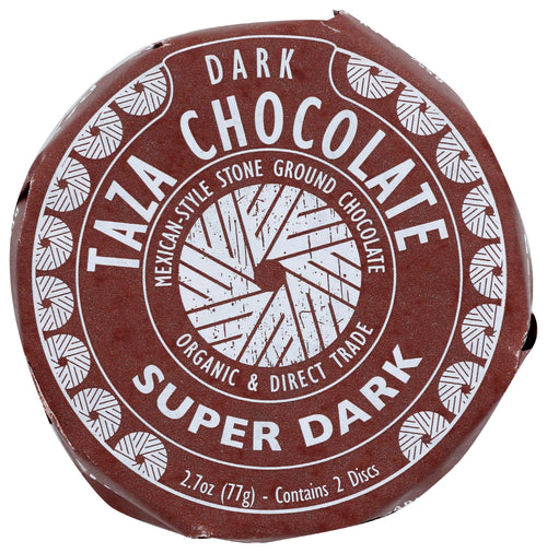 Taza Chocolate Super Dark Disc Chocolate, 2.7 oz