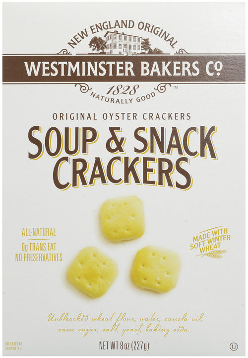 Westminster Baker Company Soup and Snack Crackers, 8 oz