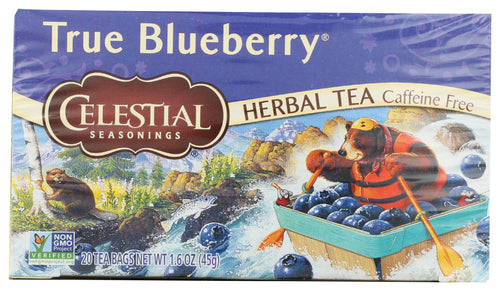 Celestial Seasonings Herbal Tea, True Blueberry, 20 Count