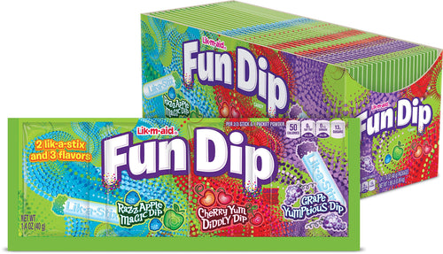 Lik-M-Aid Fun Dip, 24 Count