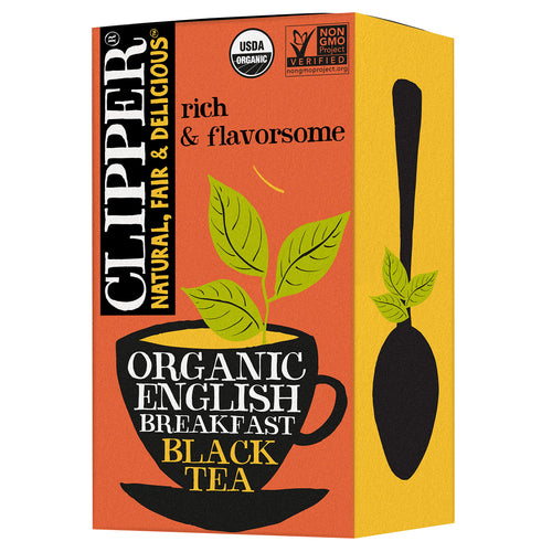 Clipper Organic Fairtrade English Breakfast Tea, Big Ben, 20 Tea Bags
