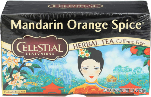 Celestial Seasonings Mandarin Orange Spice Herbal Tea, 20 Tea Bags