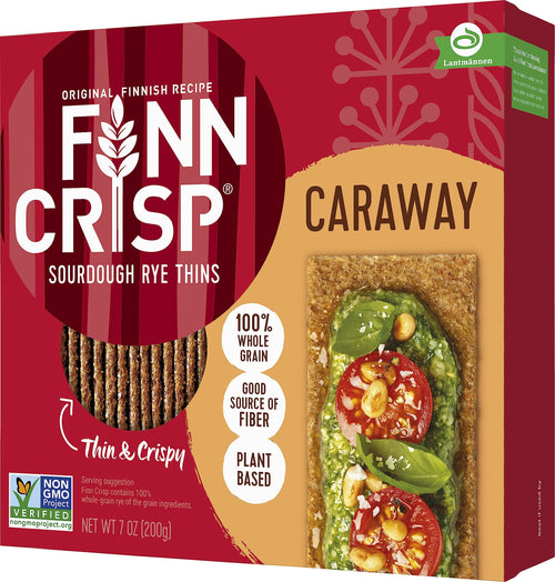 Finn Crisp Rye Crispbread with Caraway, 7 oz