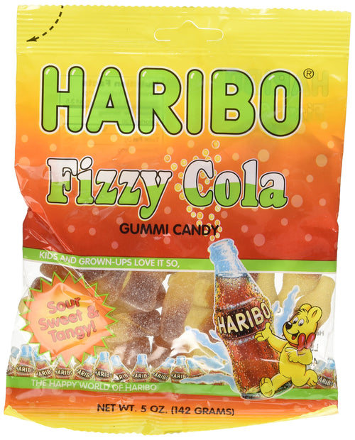 Haribo Fizzy Cola Gummi Candy, 5 oz (Pack of 2)