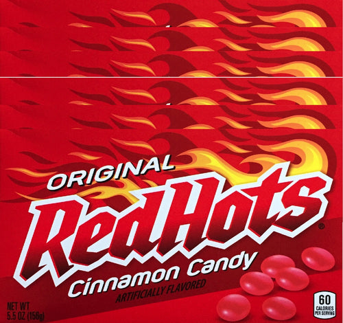 Red Hots Original Cinnamon Candy Theater Box, 5.5 oz (Pack of 6)