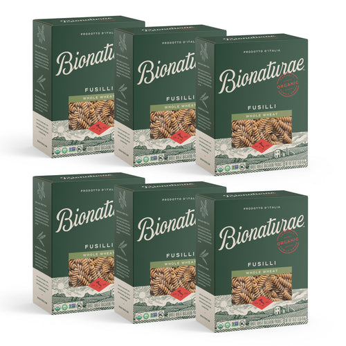 Bionaturae Whole Wheat Fusilli Pasta, High Protein, 16 oz
