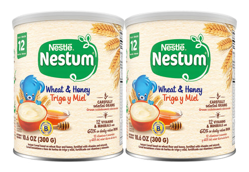 Nestle Nestum Wheat and Honey Cereal, 10.6 oz (Pack of 2)