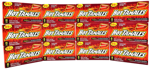 Hot Tamales Cinnamon Fierce Candy, 0.78 oz (Pack of 12)