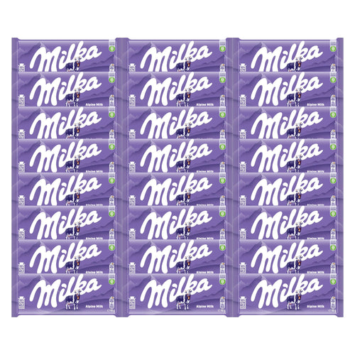 Milka Alpenmilch Chocolate Bar (Pack of 24)