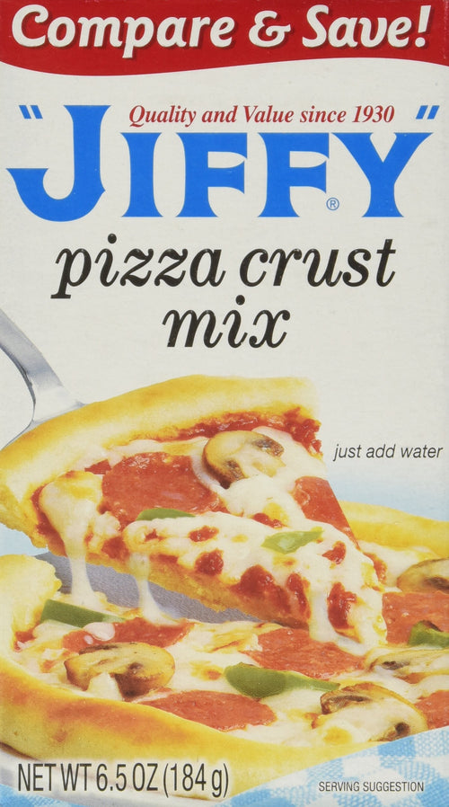 Jiffy Pizza Crust Mix, 6.5 oz (Pack of 6)