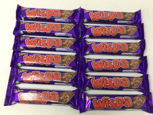 Cadbury Wispa Chocolate Bars, 36 g (Pack of 12)