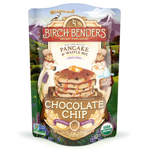 Birch Benders Organic Chocolate Chip Pancake and Waffle Mix, 16 oz
