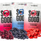 Strawberry, Blueberry and Cherry Freeze Dried Fruit Pieces Bundle (Pack of 3)