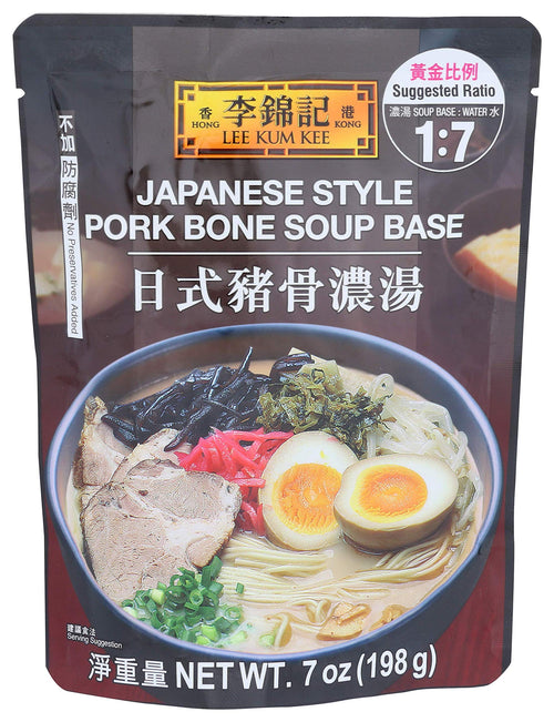 Lee Kum Kee Japanese Style Pork Bone Soup Base, 7 oz (Pack of 6)
