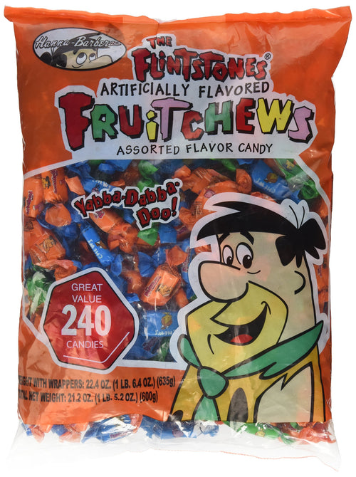 Albert's Fruit Chews Flintstone Flavors (240 Candies)