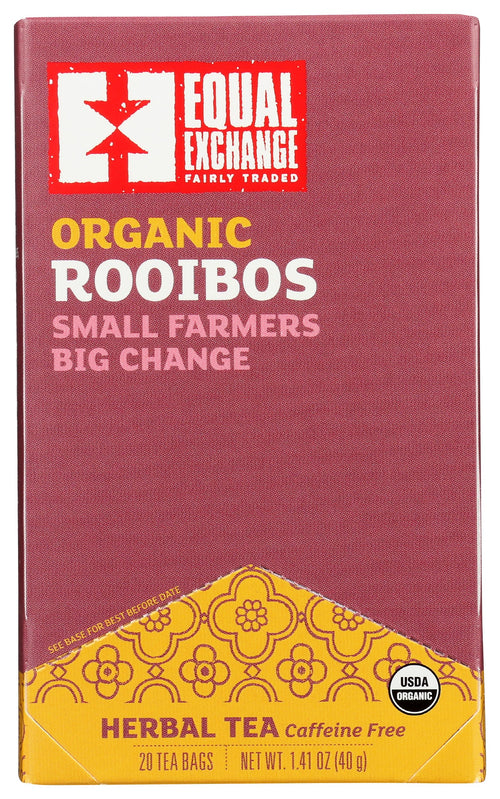 Equal Exchange Organic Rooibos Tea, 20 Count