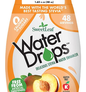 SweetLeaf WaterDrops, Peach Mango, 1.62 Fl Oz (Pack of 1)