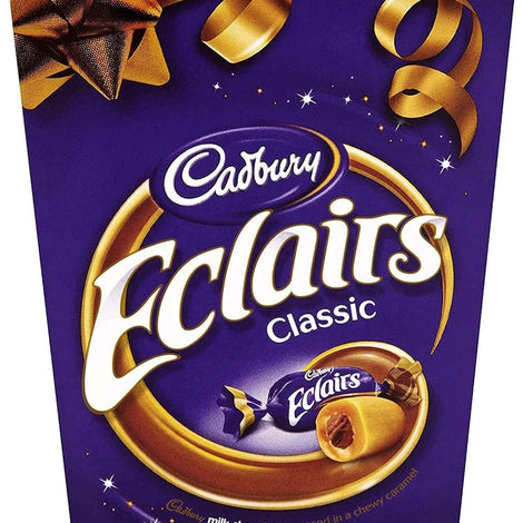 Original Cadbury Chocolate Eclairs Carton Imported From The UK England The Best Of British Chocolate Chewy Cadbury Caramel Encapsulates The Soft Chocolatey Centre Which Melts In Your Mouth