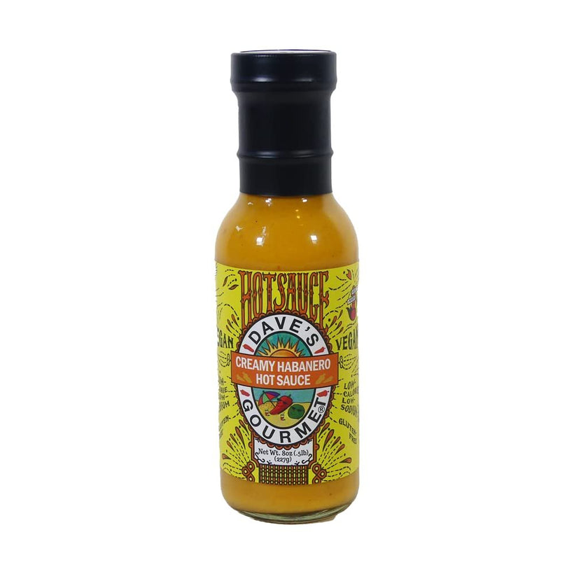 Dave's Gourmet Creamy Habanero Sauce-Medium Heat For Salads Sauces and Dressings-1 Bottle